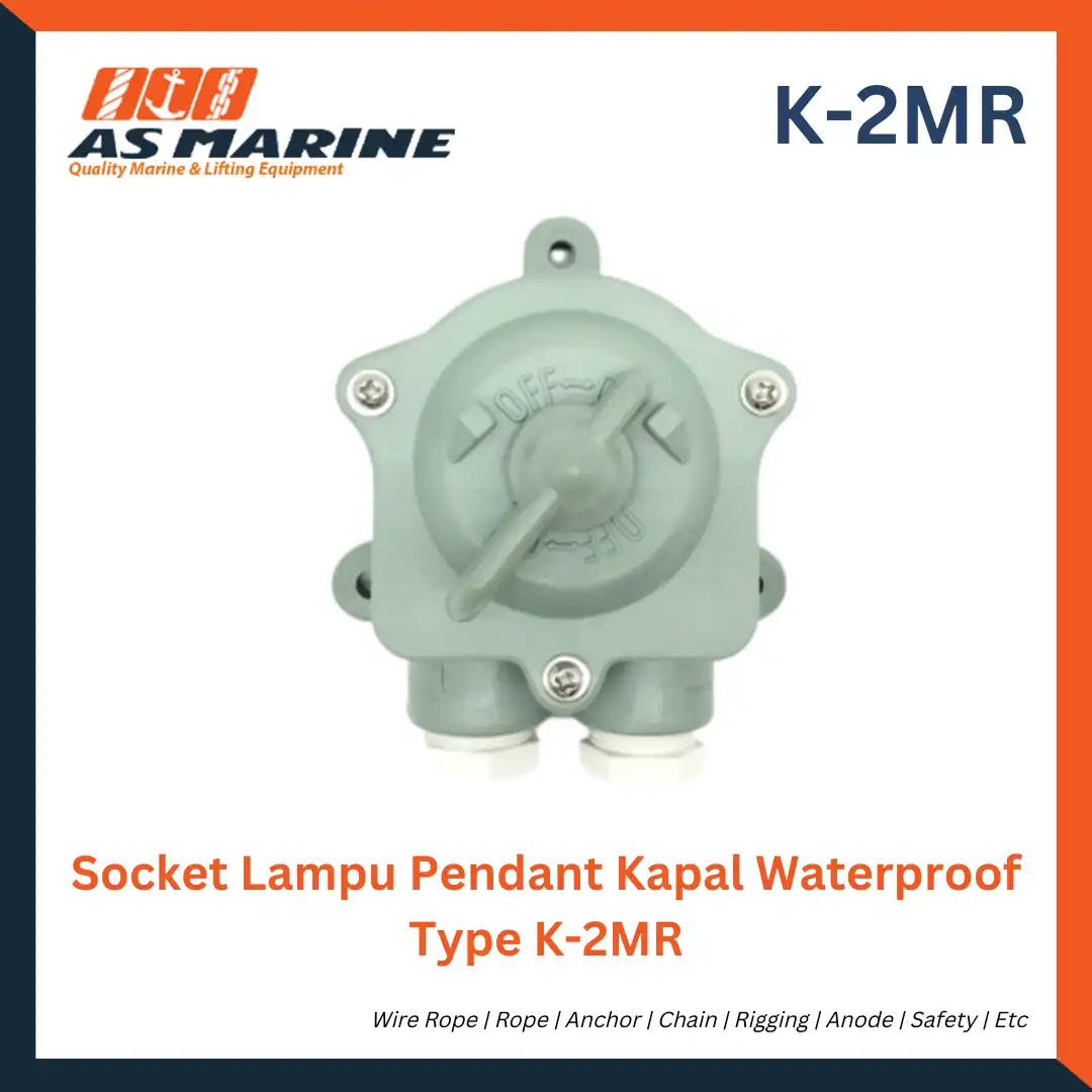 socket lampu pendant kapal type k-2mr